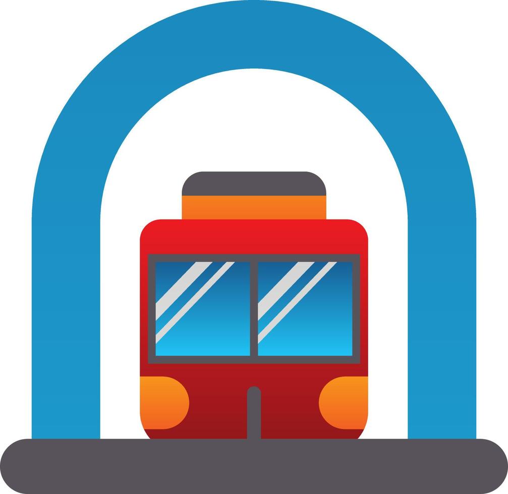 diseño de icono de vector de metro