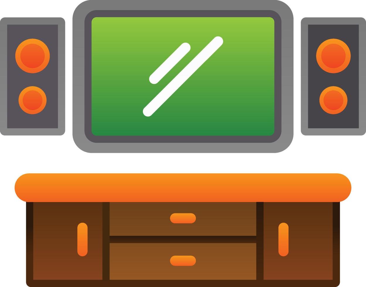 Home Theater Vector Icon Design