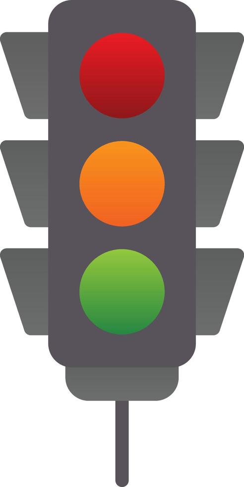 Traffic Lights Vector Icon Design