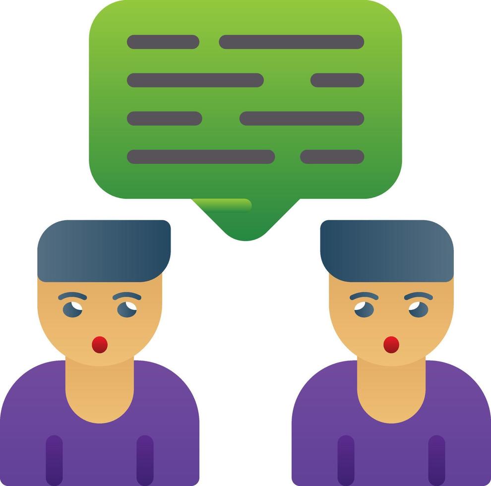 Conversation Vector Icon Design