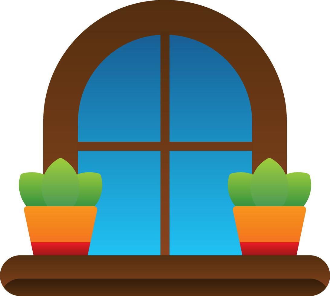 Window Vector Icon Design