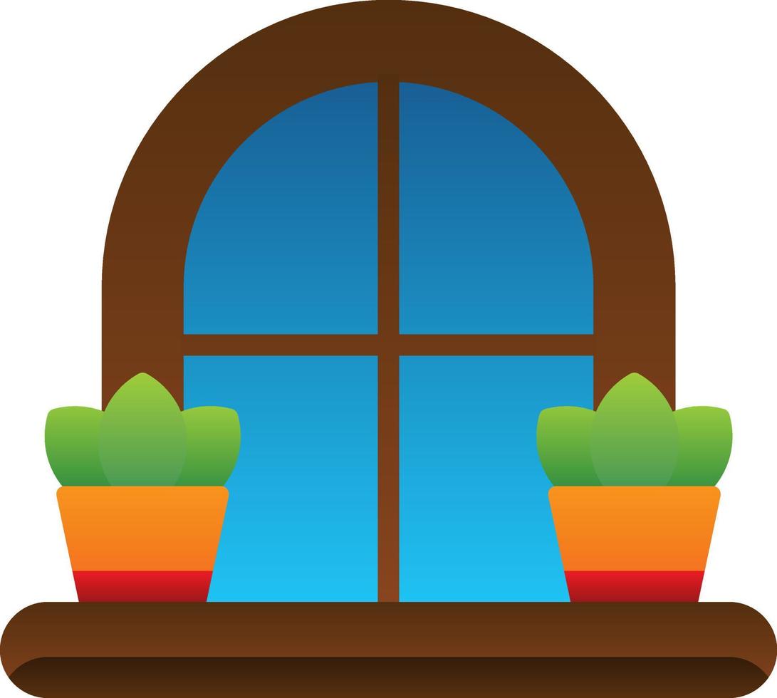 Window Vector Icon Design