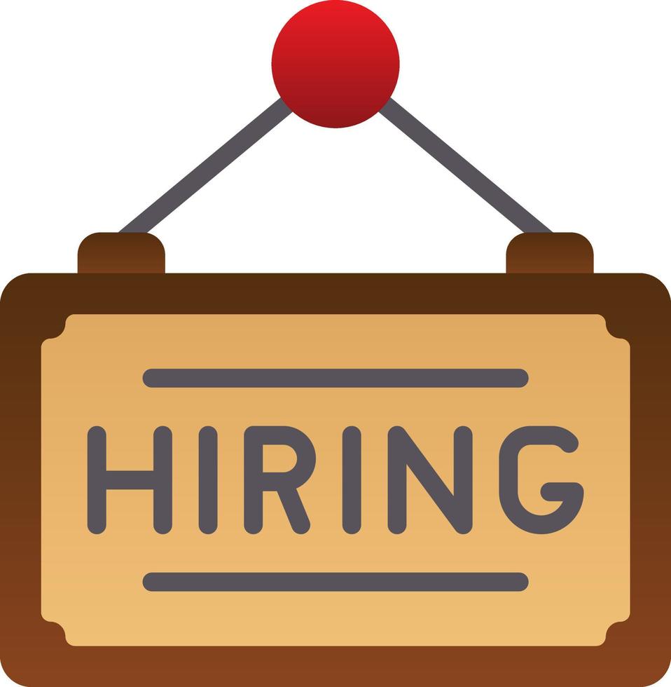 Hiring Vector Icon Design