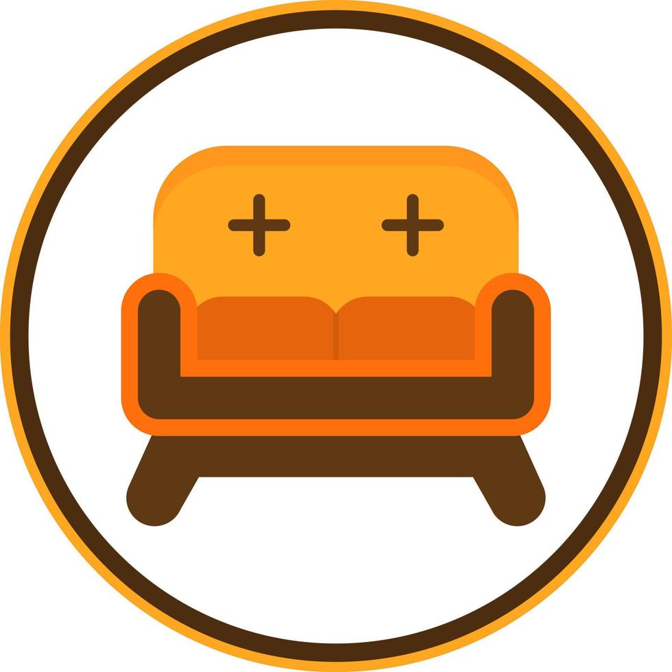 Sofa Vector Icon Design