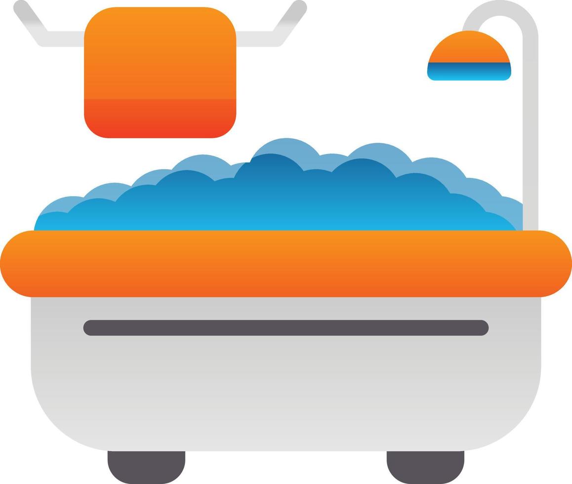 Bathtub Vector Icon Design