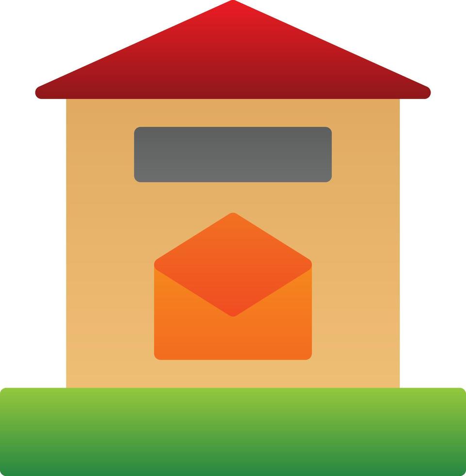 Letter Box Vector Icon Design