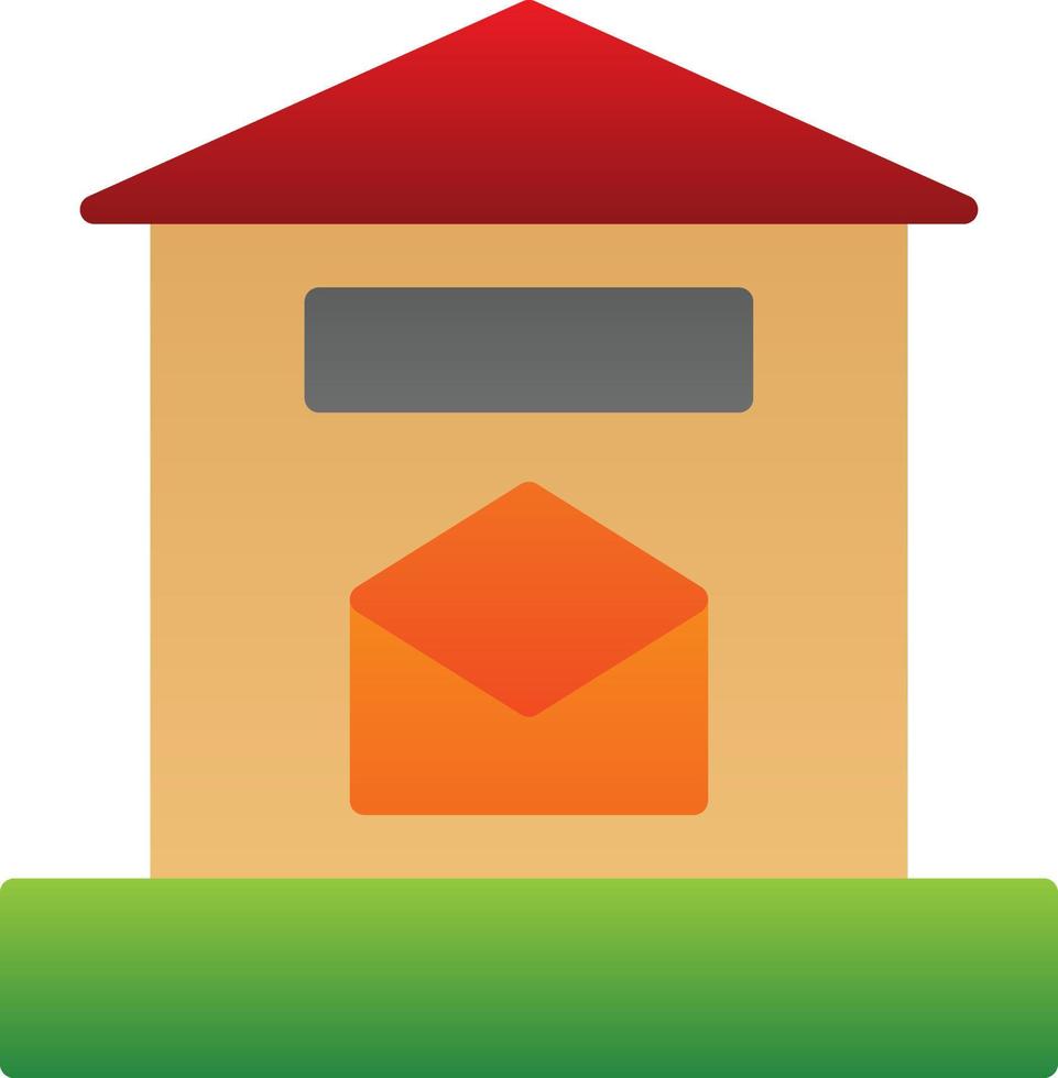 Letter Box Vector Icon Design