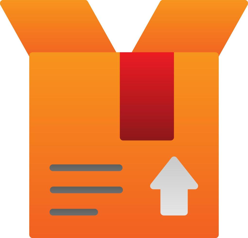 Open Box Vector Icon Design
