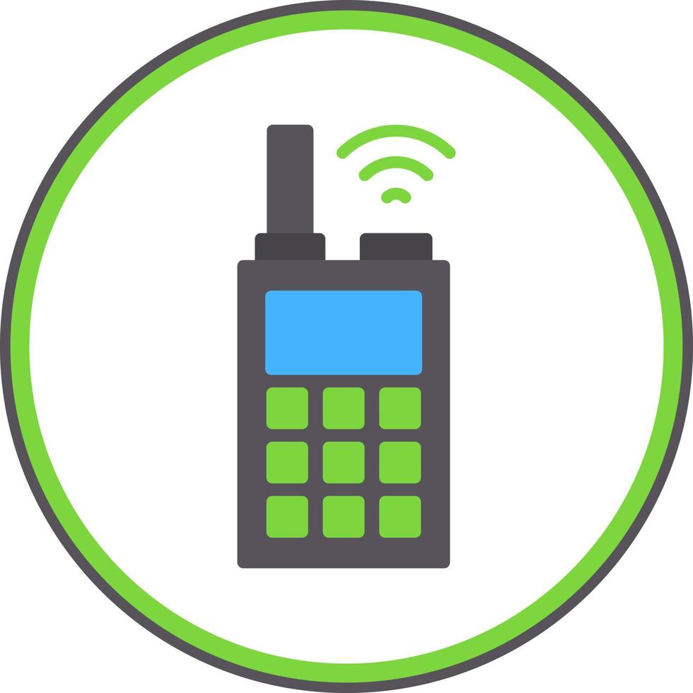 Walkie Talkie Vector Icon Design