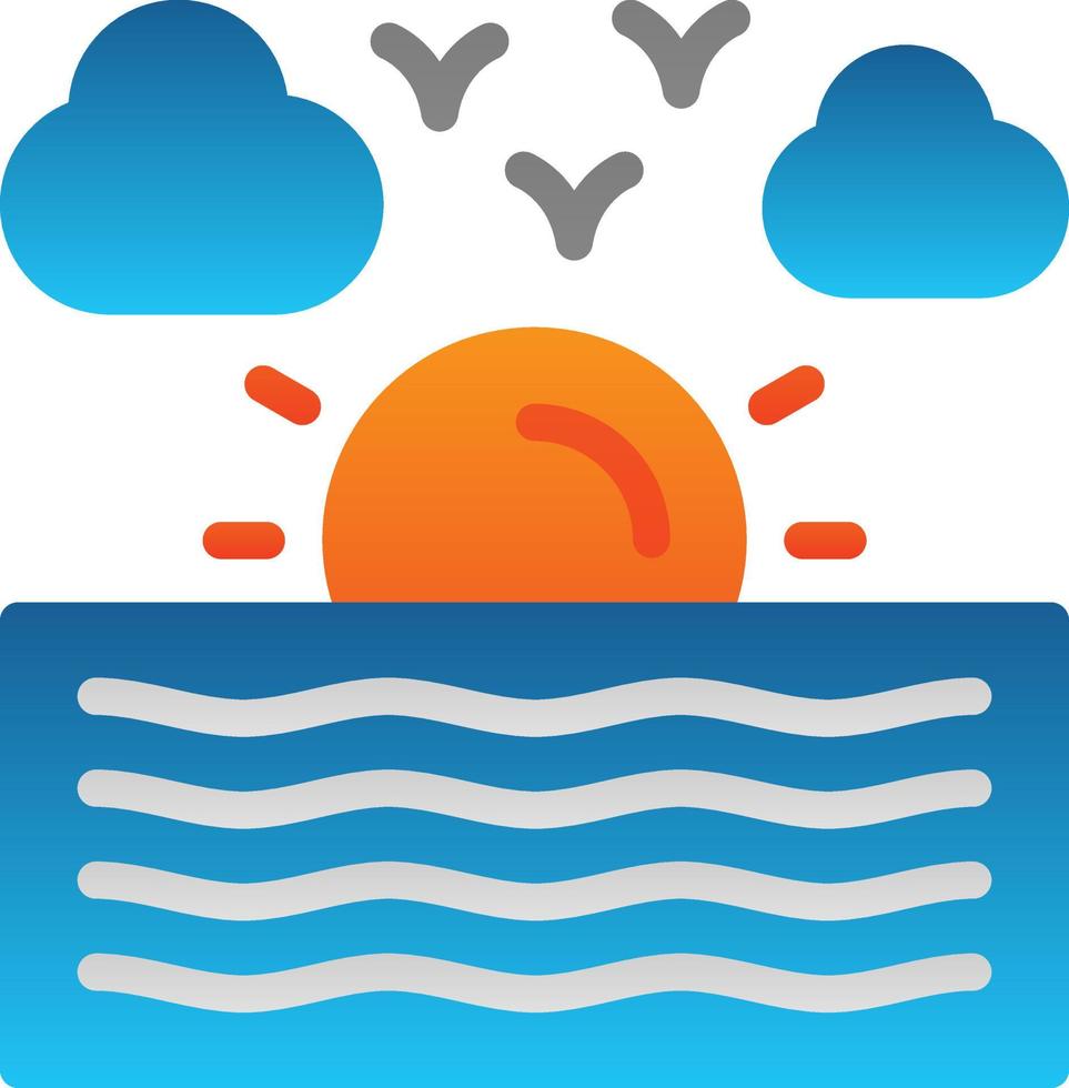 River Vector Icon Design
