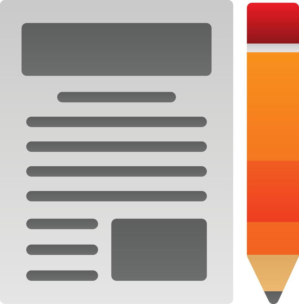 Blogger Vector Icon Design