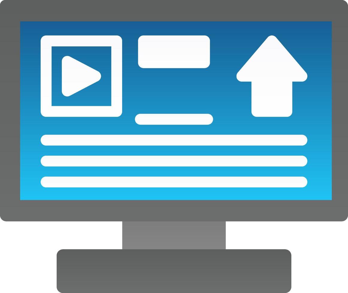 Content Making Vector Icon Design