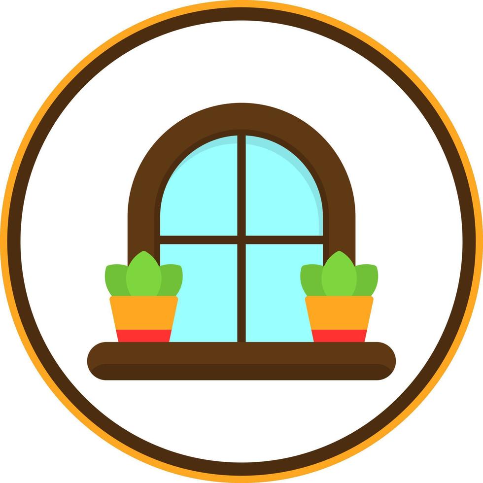 Window Vector Icon Design