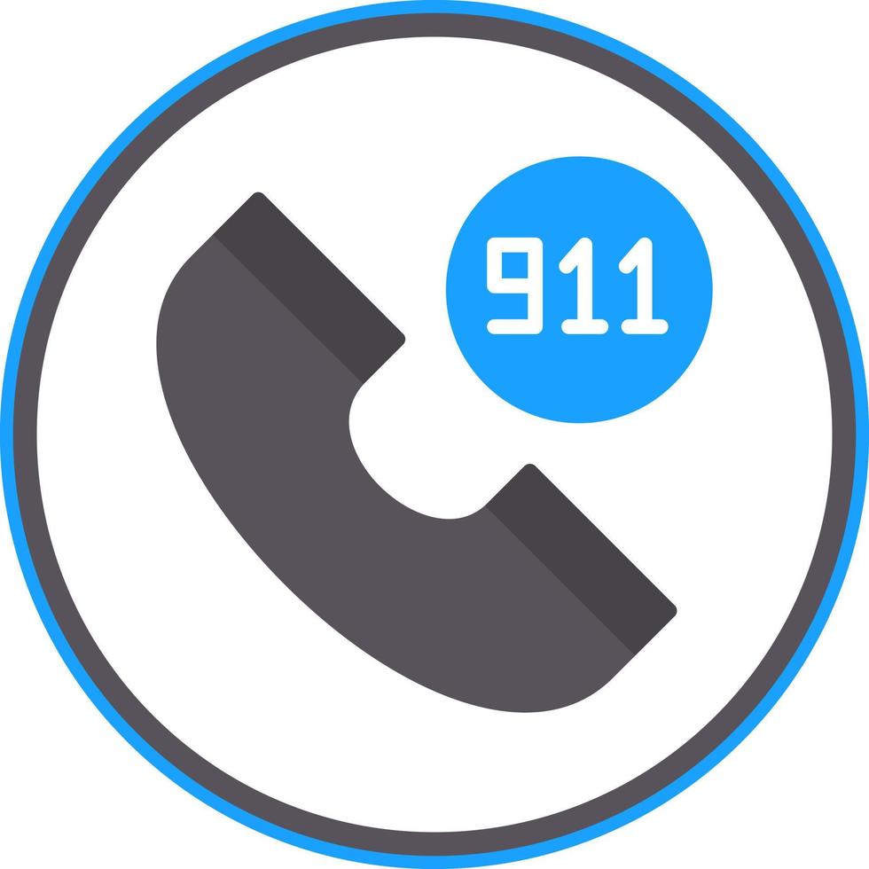 911 Vector Icon Design