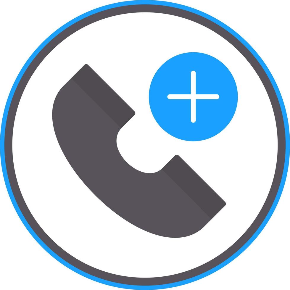 Emergency Cal Vector Icon Design