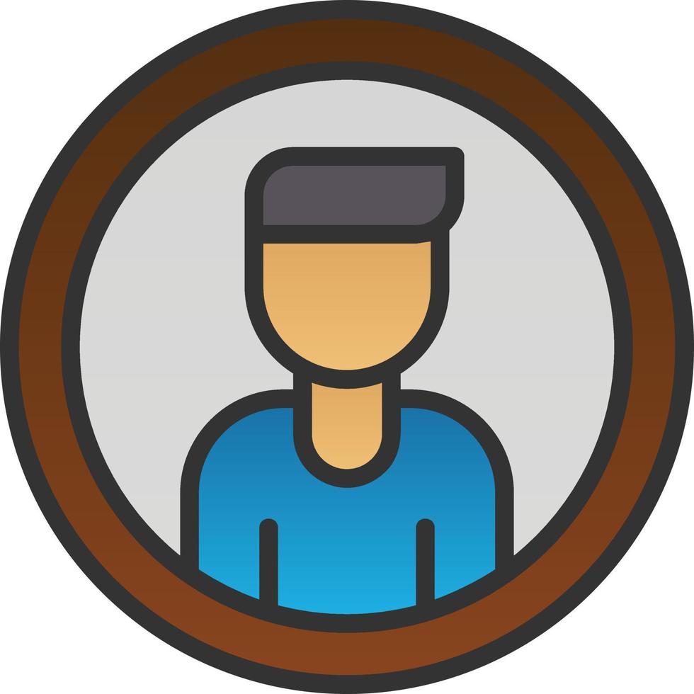 Personal Profile Vector Icon Design