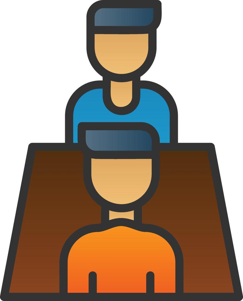Interview Vector Icon Design