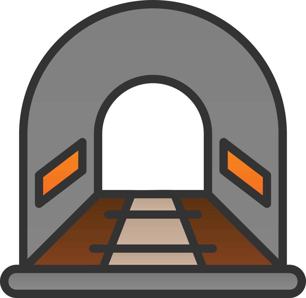 Tunnel Vector Icon Design