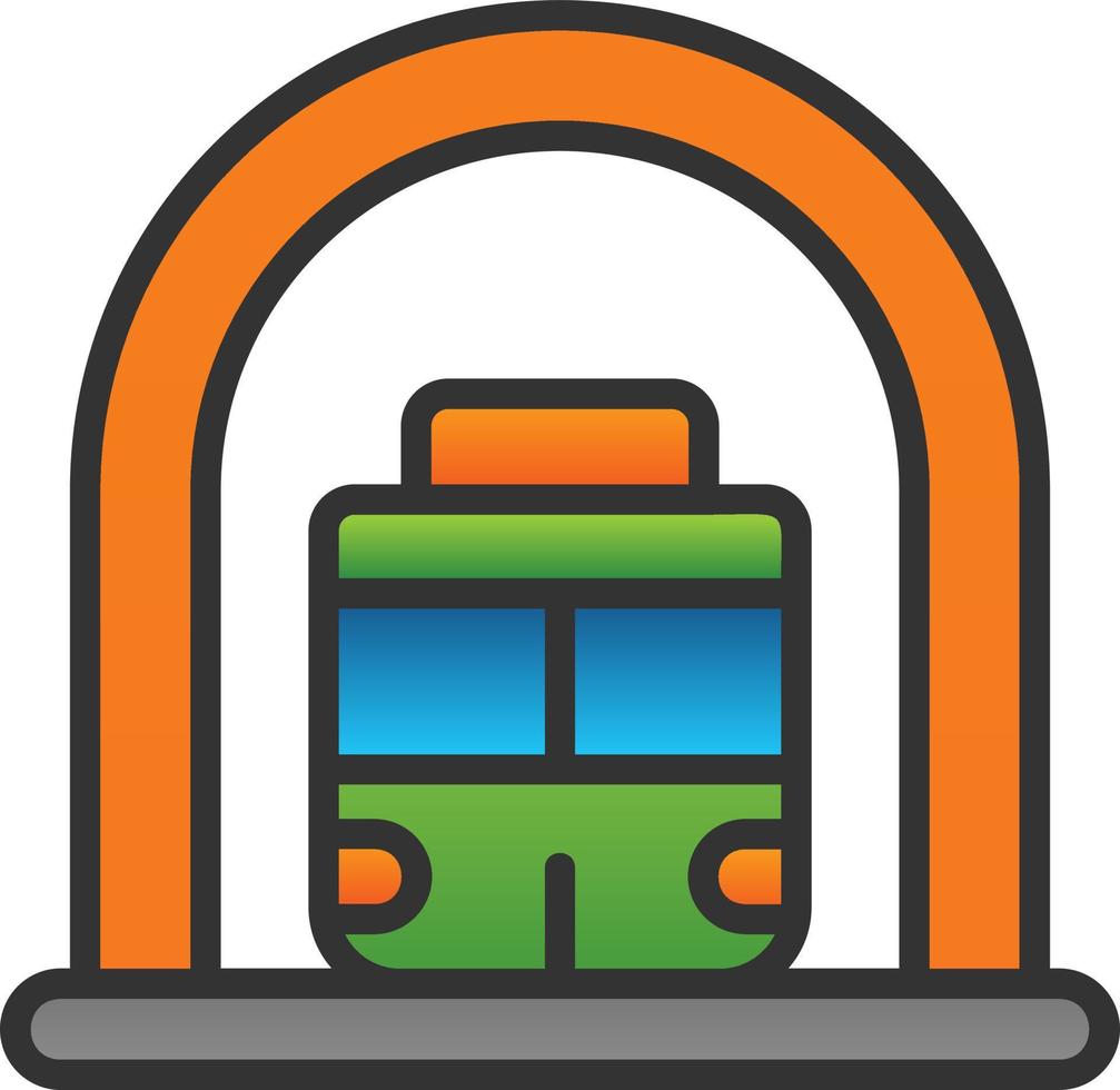 diseño de icono de vector de metro