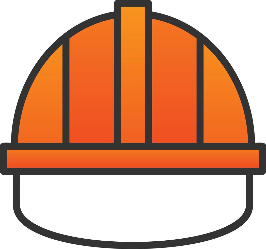 Hard Hat Vector Icon Design