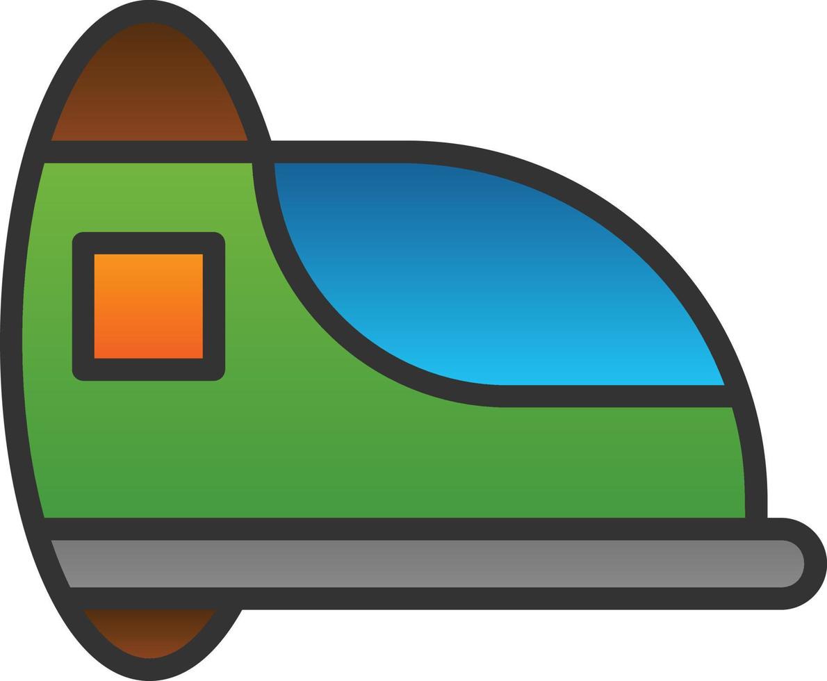 Hyperloop Vector Icon Design