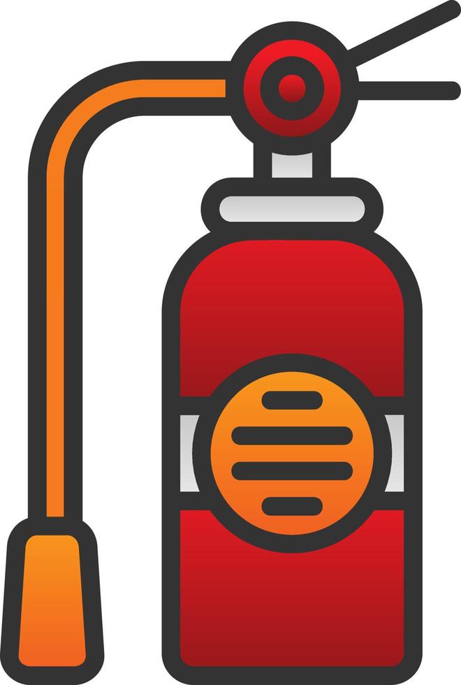 Fire Extinguisher Vector Icon Design