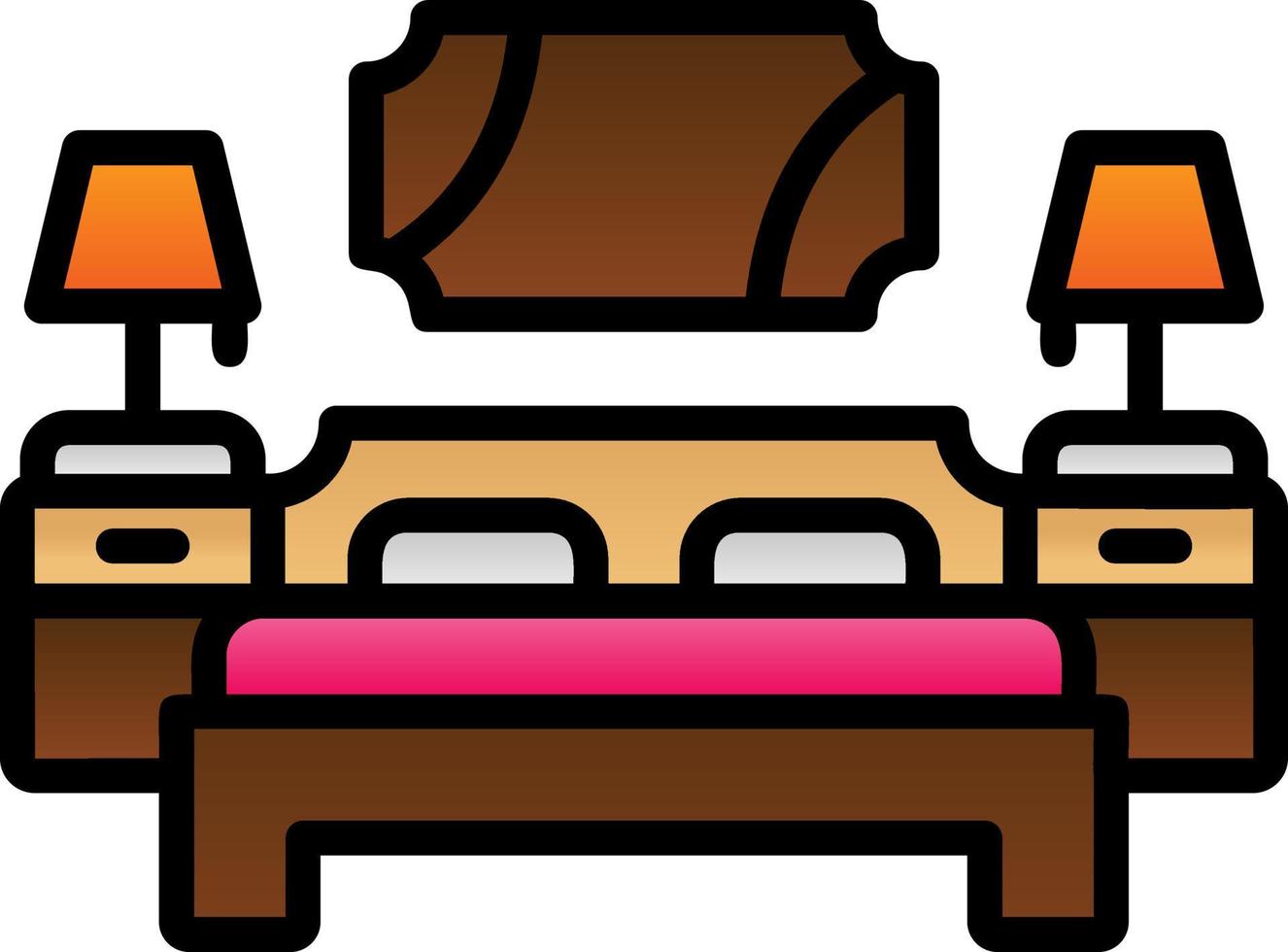 Bedroom Vector Icon Design