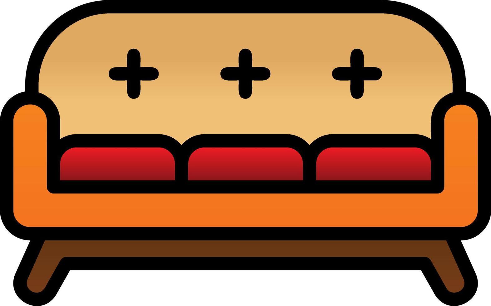 Sofa Vector Icon Design