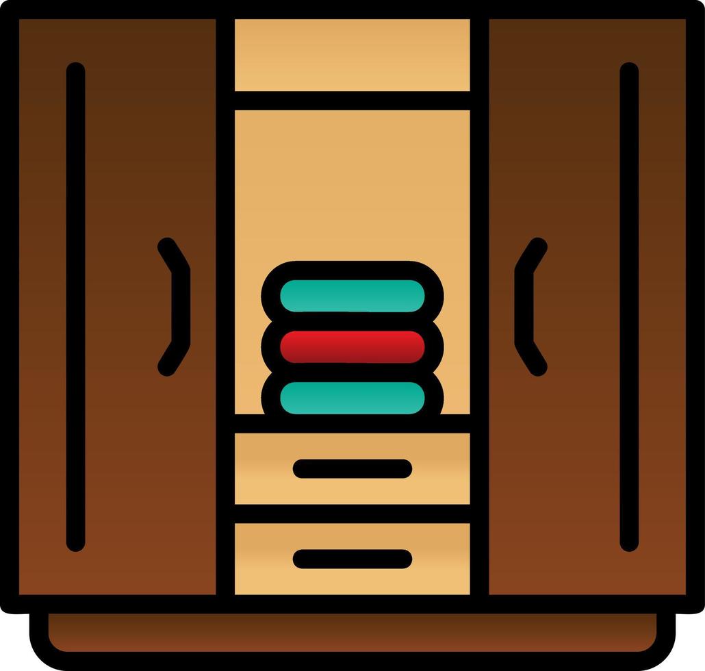 Wardrobe Vector Icon Design