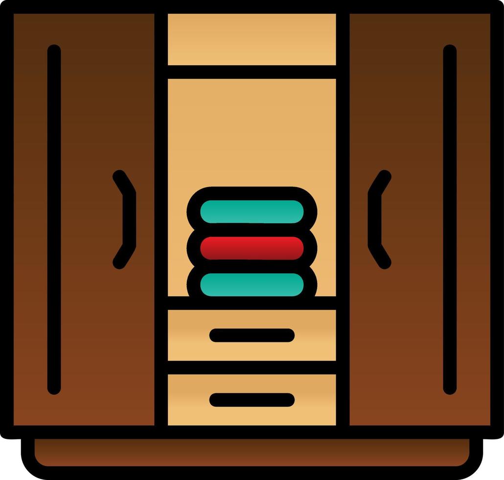 Wardrobe Vector Icon Design