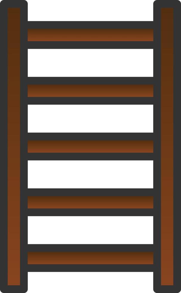 Step Ladder Vector Icon Design