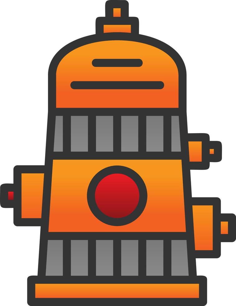 diseño de icono de vector de hidrante