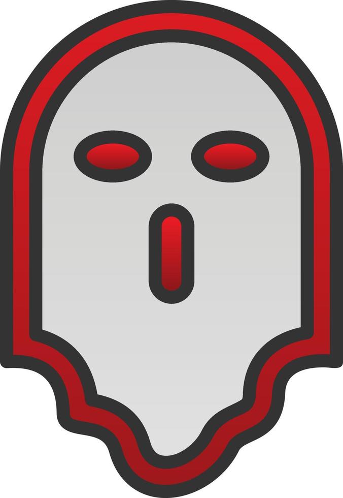 diseño de icono de vector de terror