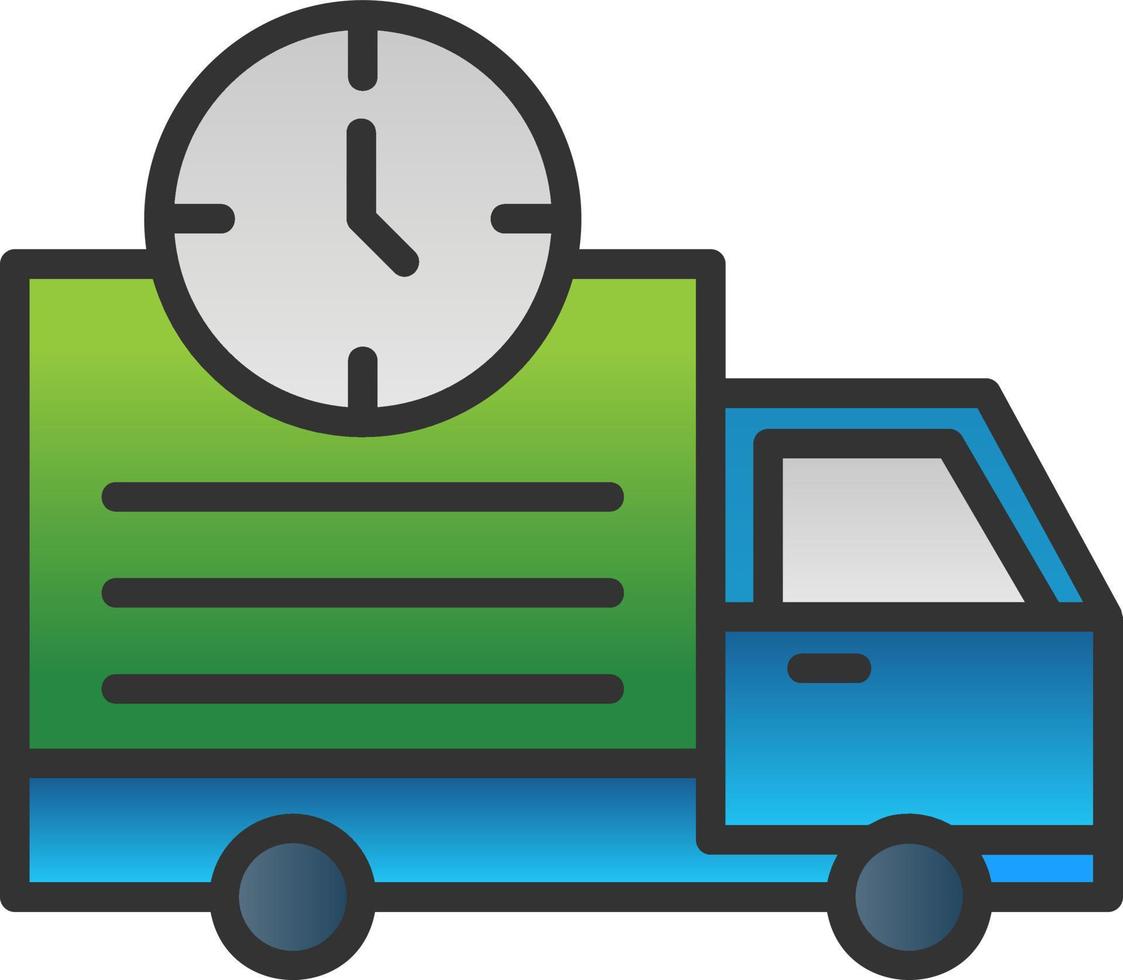 Delivery Time Vector Icon Design