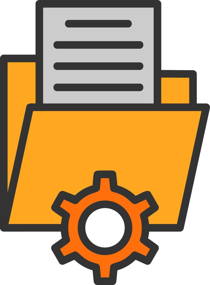 Data Management Vector Icon Design