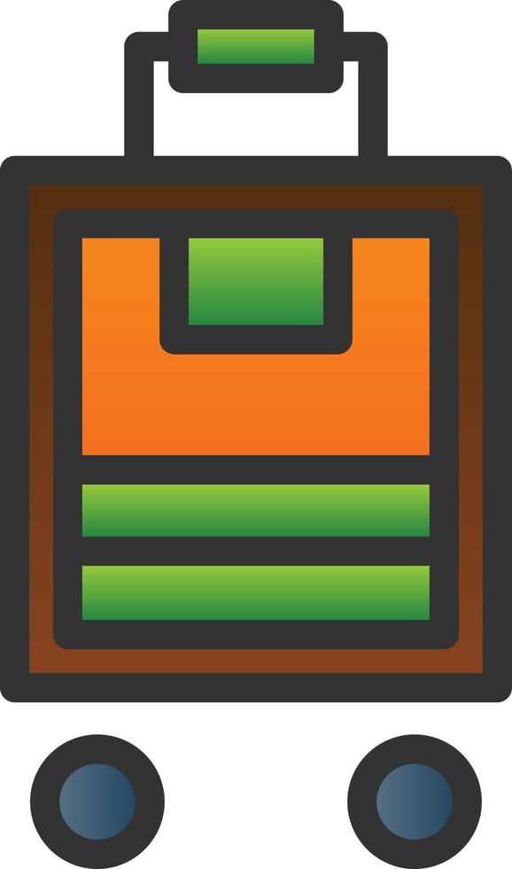 Luggage Vector Icon Design
