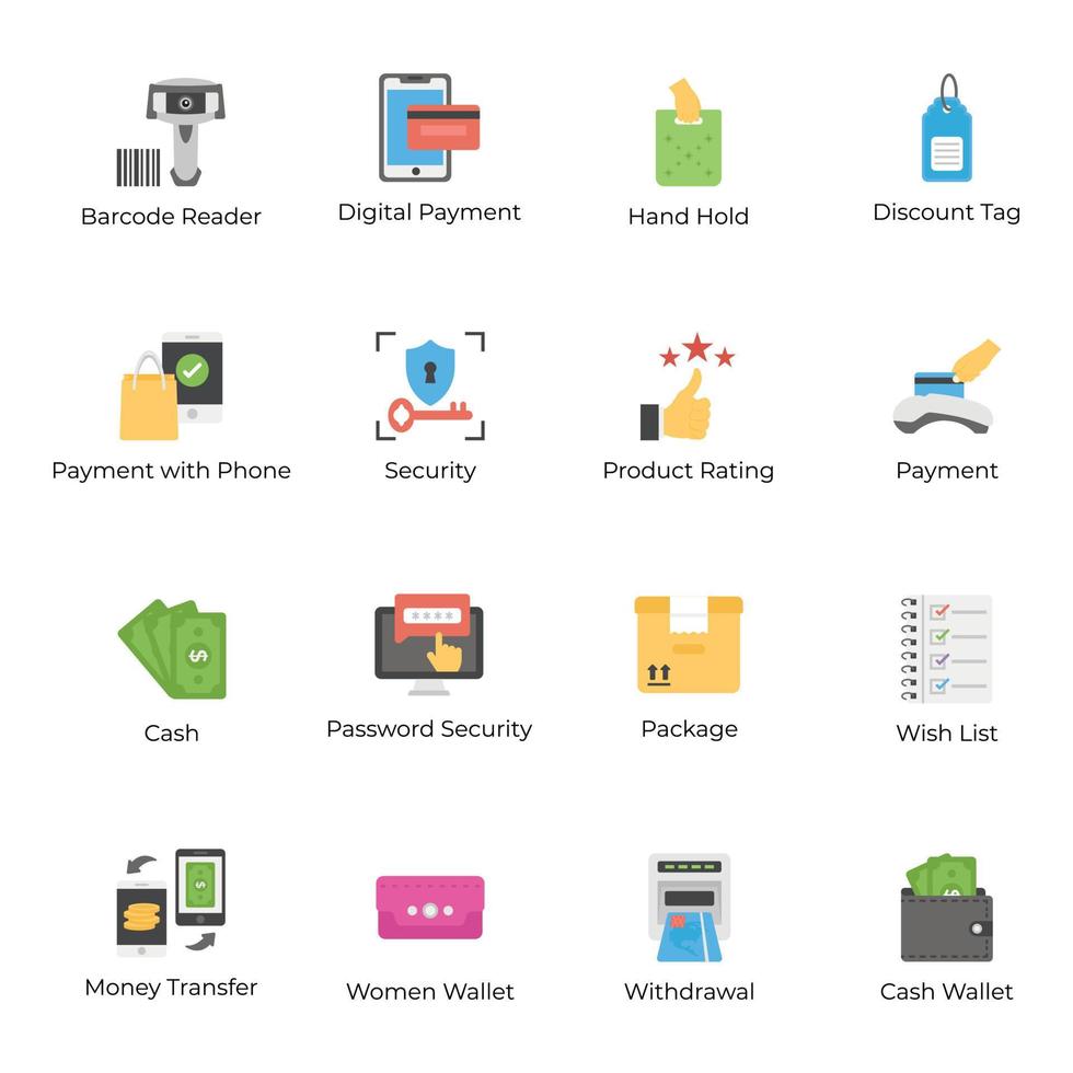 Shopping Vector Icons Pack