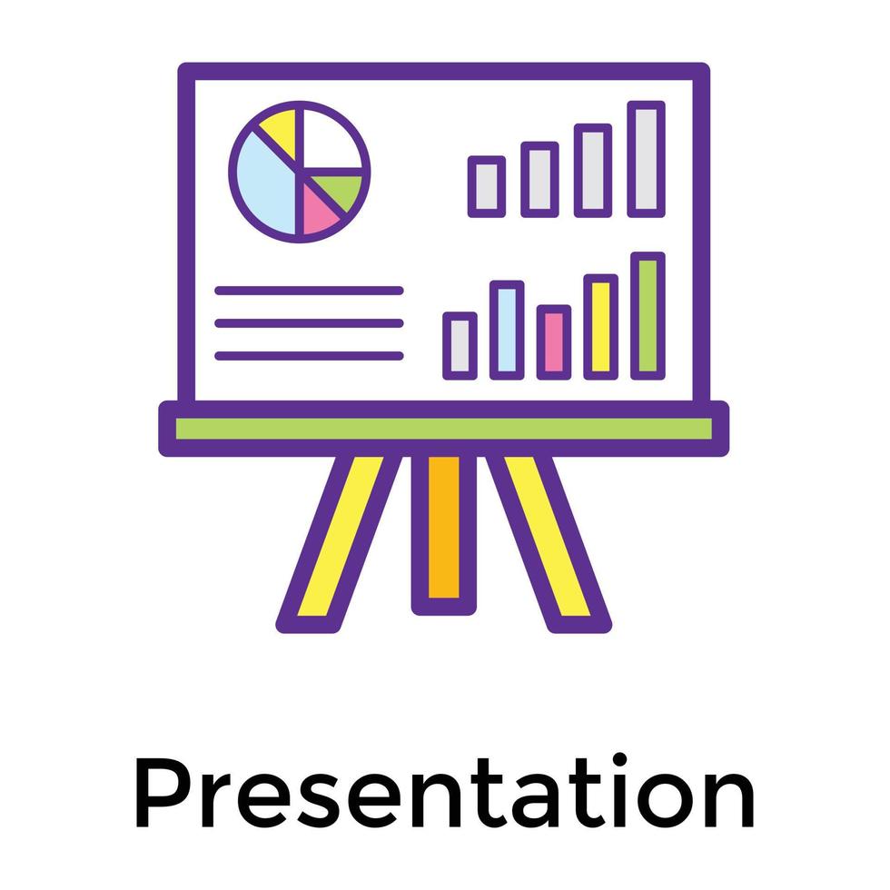 Trendy Presentation Concepts vector