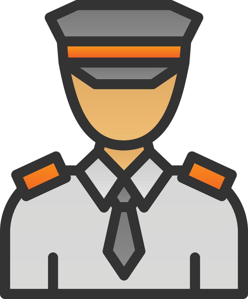 Pilot Vector Icon Design