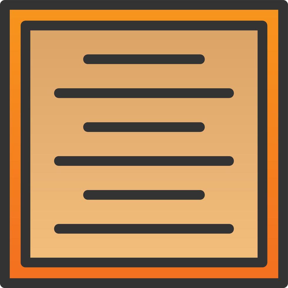 Center Alignment Vector Icon Design