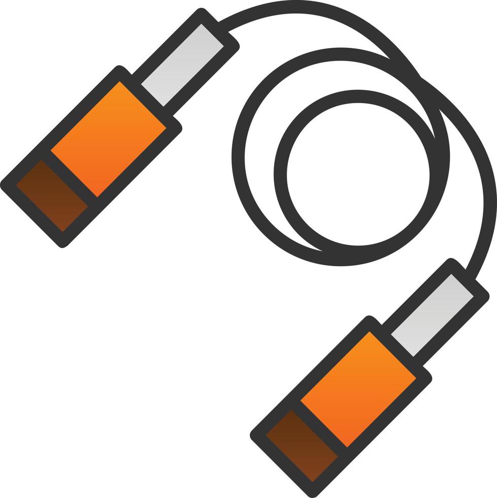 Jumping Rope Vector Icon Design