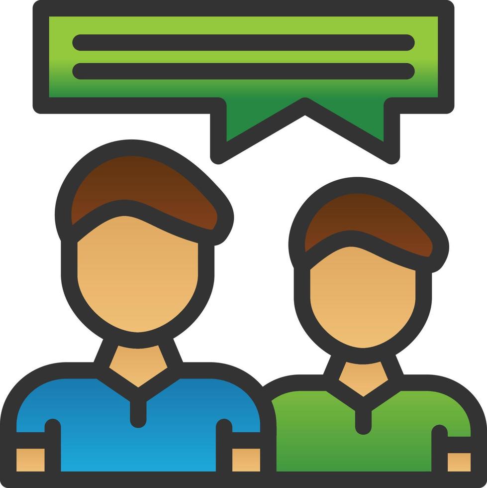 Collaboration Vector Icon Design