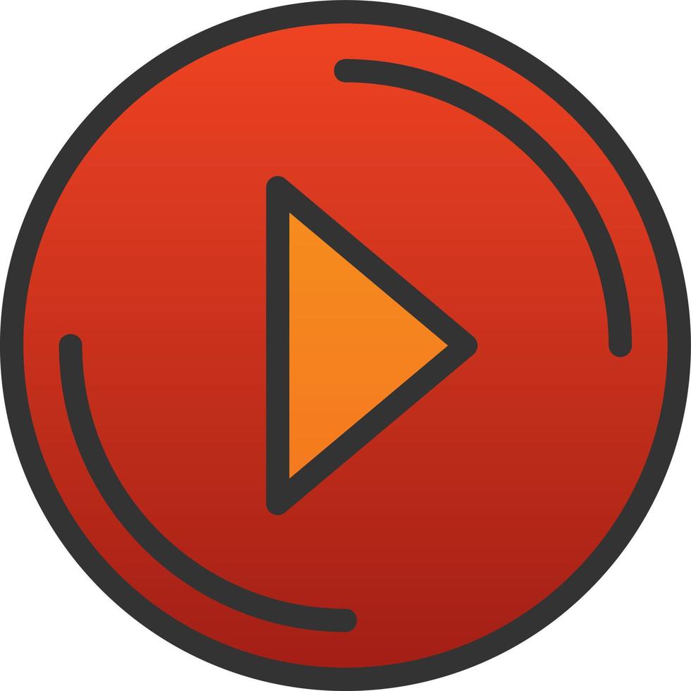 Play button Vector Icon Design