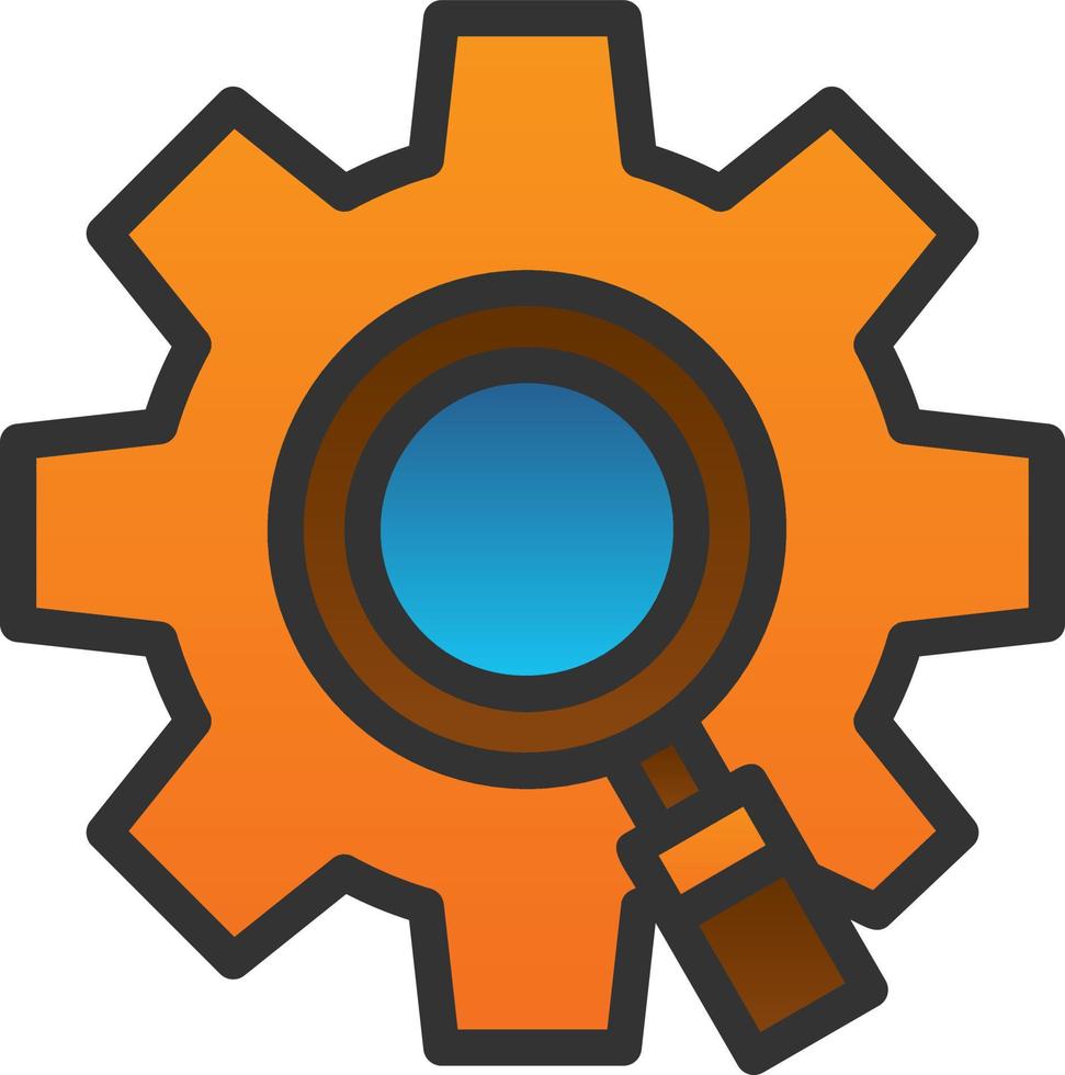 Search Engine Vector Icon Design