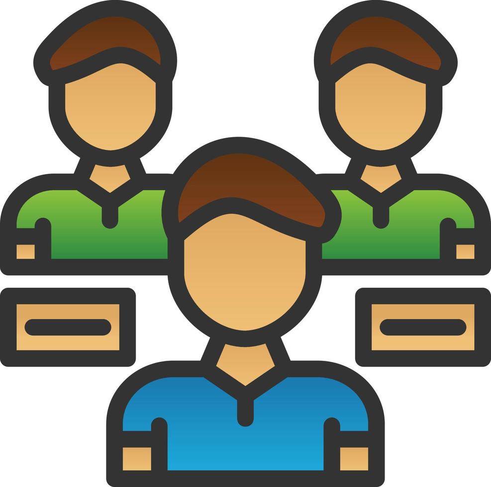 Audience Vector Icon Design