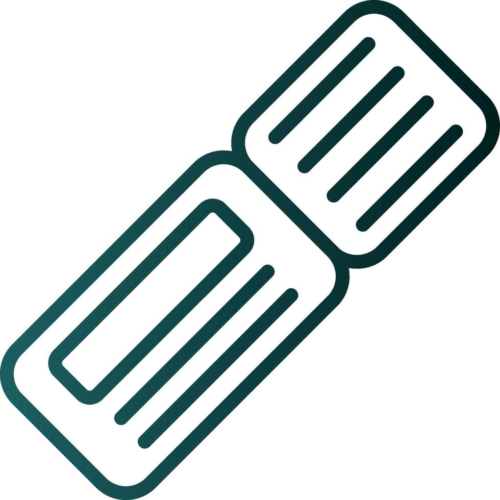 Train Ticket Vector Icon Design