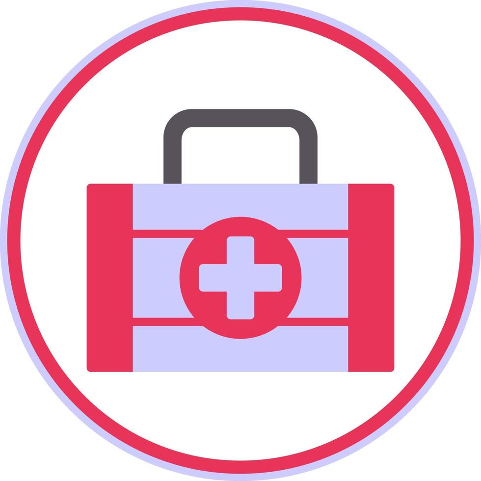 First Aid Kit Vector Icon Design