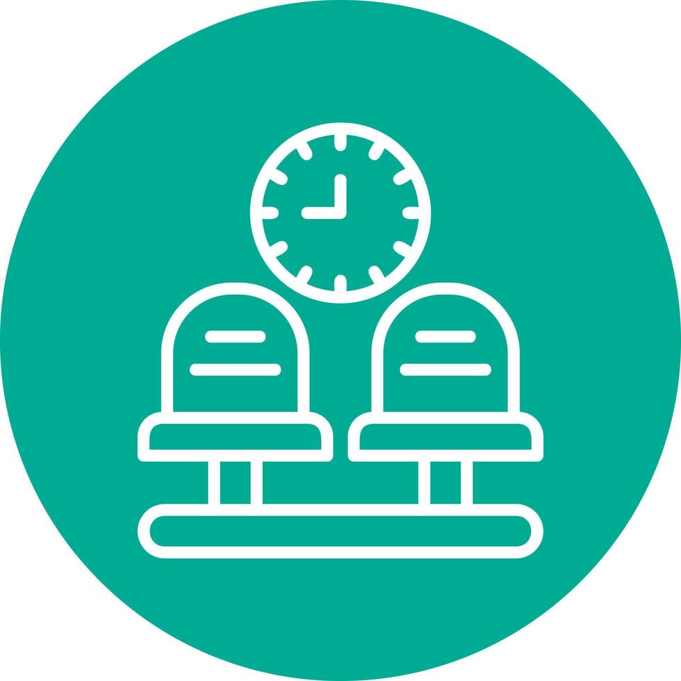 Waiting Room Vector Icon Design