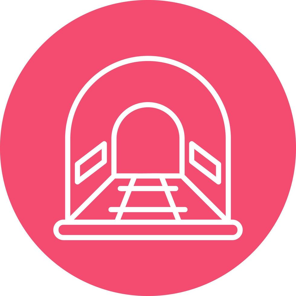 Tunnel Vector Icon Design