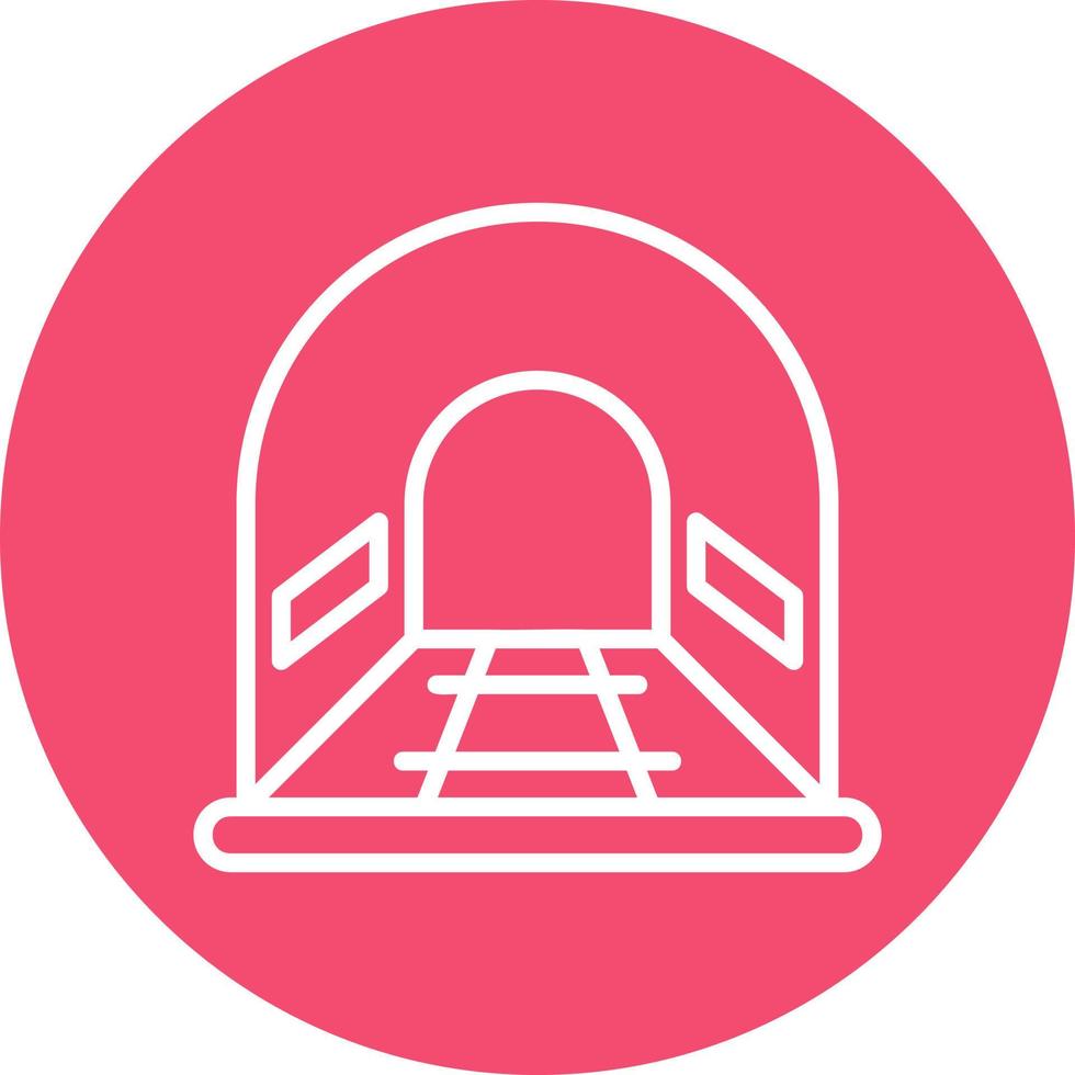 diseño de icono de vector de túnel